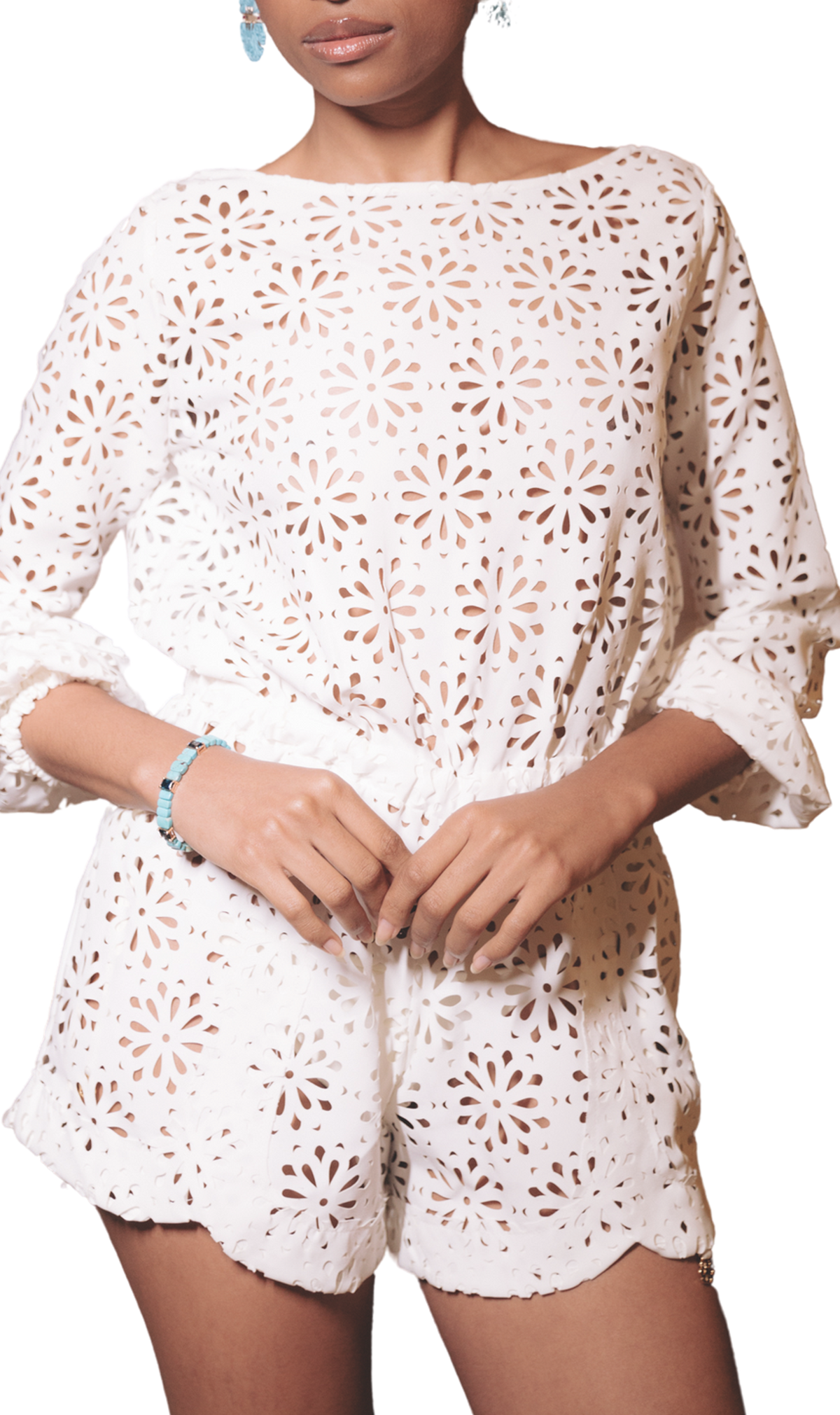 Larissa Romper Off White