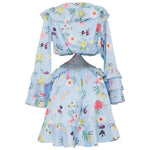 Steffany Blue Garden Dress