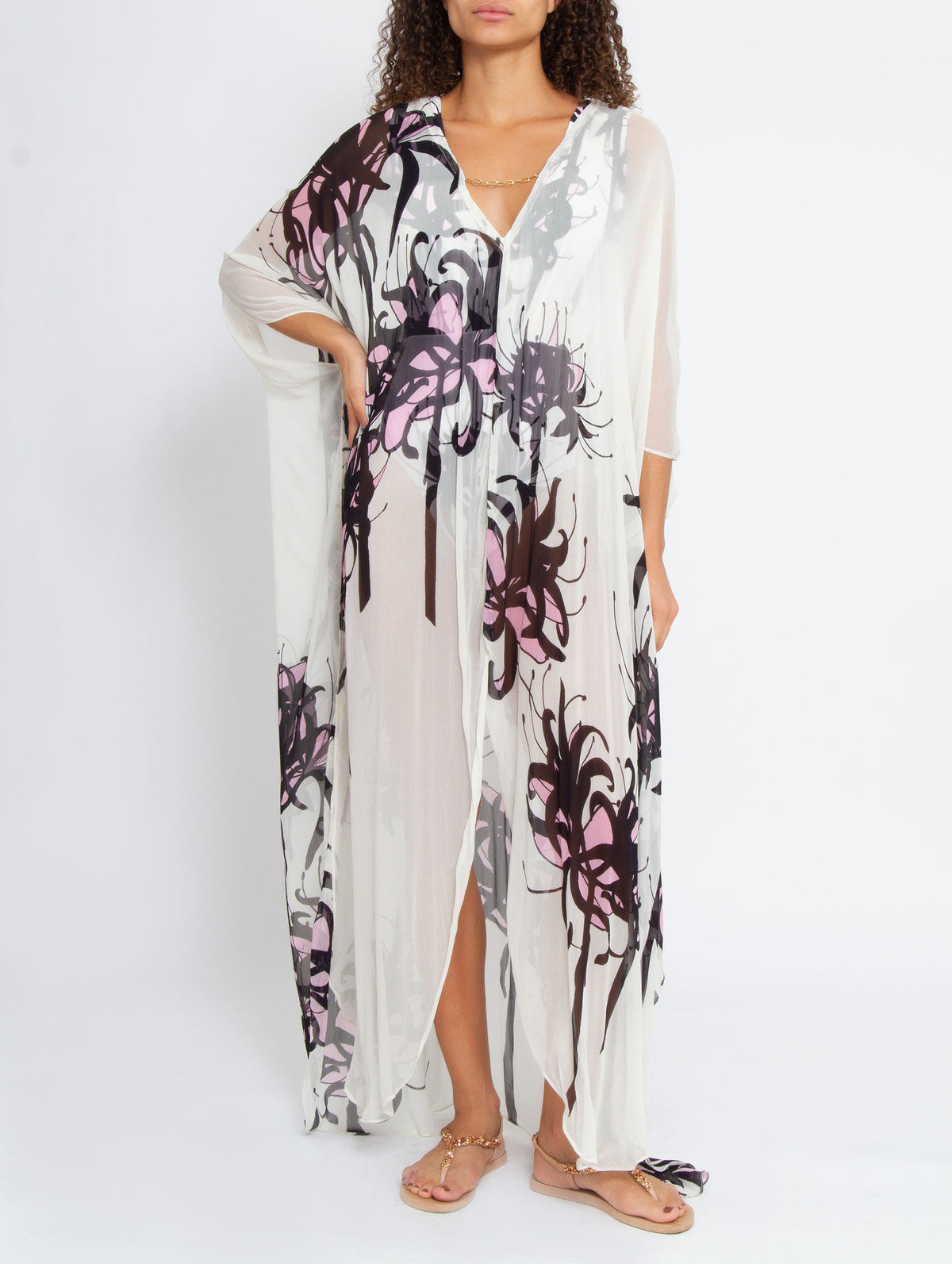 Welle Chiffon Kaftan