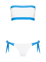 The Raika Bikini Top in Off-White/Enseada