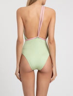The Myra One Piece in Green Tea