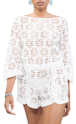 Larissa Romper Off White