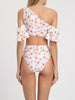 Iman Bikini Bottom in OrquÍdea/Off-White
