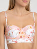 Tiffany Bikini Top in Orquídea Off-White/OrquÍdea Romance