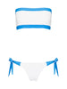 The Raika Bikini Top in Off-White/Enseada
