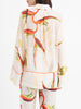 Heliconia Silk Floral Pijama Top