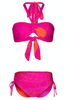 Juliete Bikini Top in Azulejo Pink